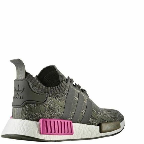 adidas NMD R1 Primeknit \'Utility Grey Camo\' BZ0222 Rare Mens 13 US 12.5 UK 48 EU
